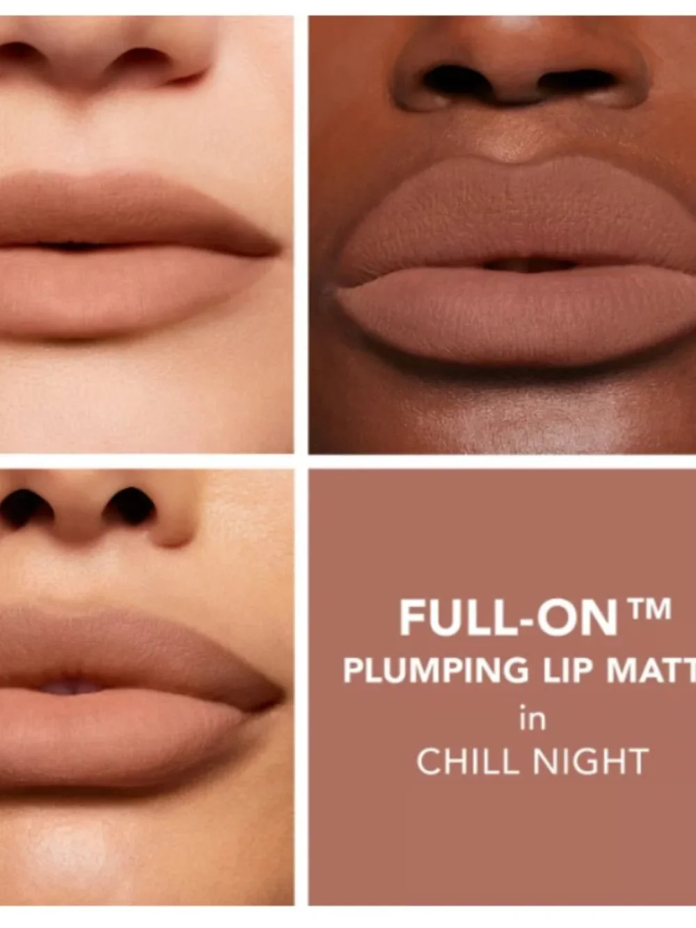 MSRP $25 | Buxom Full-On Plumping Lip Matte – Chill Night – 0.14 oz – FULL SIZE
